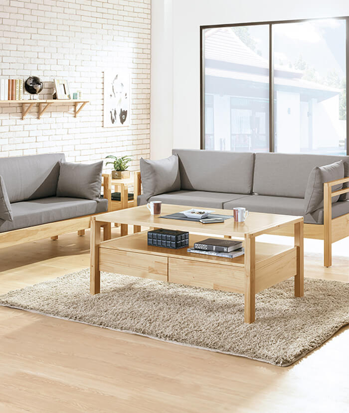 台北紐約家具-高品質客廳家具--高級沙發0012--全實木木沙發-北歐風沙發